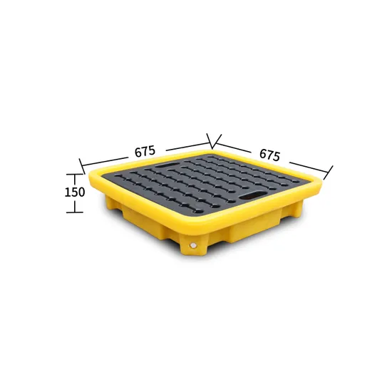 Compact Spill Containment Tray for Small Workspaces