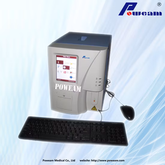 Analizador hematológico automático de reactivos líquidos 3